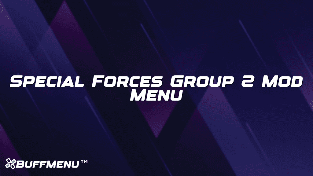 special force group 2 mod menu